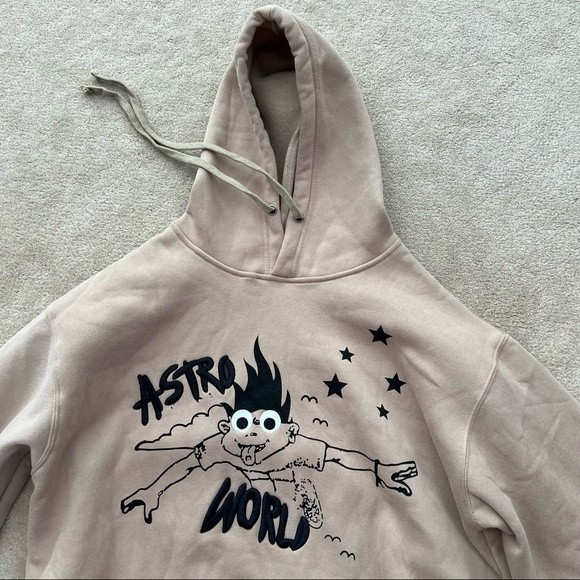 Travis Scott Astroworld Look Mom I Can Fly Hoodie Medium - Picture 3 of 11